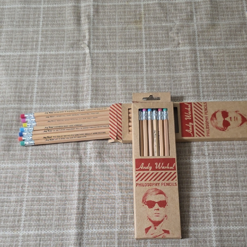 Andy Warhol Philosophy Pencils Set